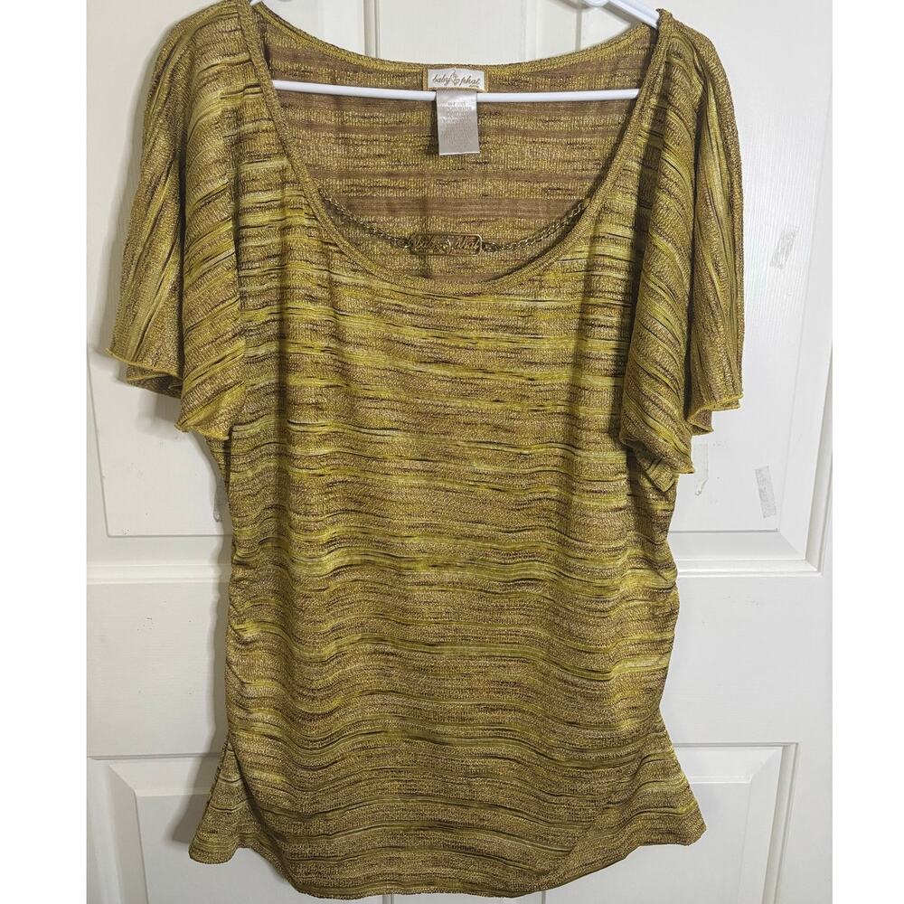 Baby Phat Top w/ Chain at Neckline Sz 2X